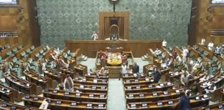 huge-security-breach-in-parliament-man-jumps-into-lok-sabha-from-gallery- news-update-today