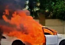 chhatrapati-sambhajinagar-jammer-car-fire-viral-video